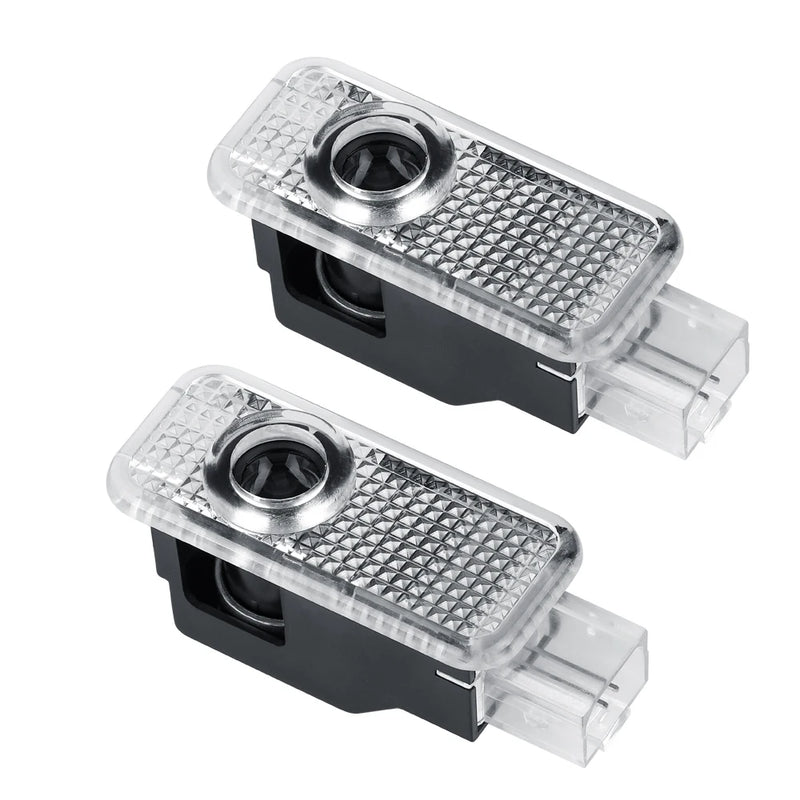 2 Pcs Porta Do Carro Bem-vindo Luz Led HD Projetor Lâmpada Luzes de Cortesia para Audi SLine S3 S4 S7 S6 A5 A3 A4 RS A6L A7 A4L Q5 Q7 A8L Q3