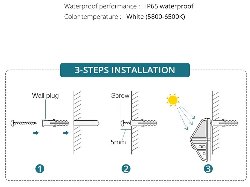 Luzes solares LED externas à prova d'água lâmpada solar externa sensor de movimento luzes de jardim energia solar luz solar quintal parede luz de rua