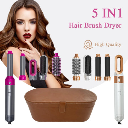 5 em 1 secador de cabelo conjunto de pente quente modelador de cabelo profissional modelador de cabelo ferramenta para secador de cabelo Dyson Airwrap doméstico.