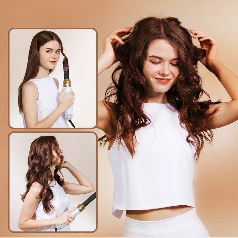 5 em 1 secador de cabelo conjunto de pente quente modelador de cabelo profissional modelador de cabelo ferramenta para secador de cabelo Dyson Airwrap doméstico.